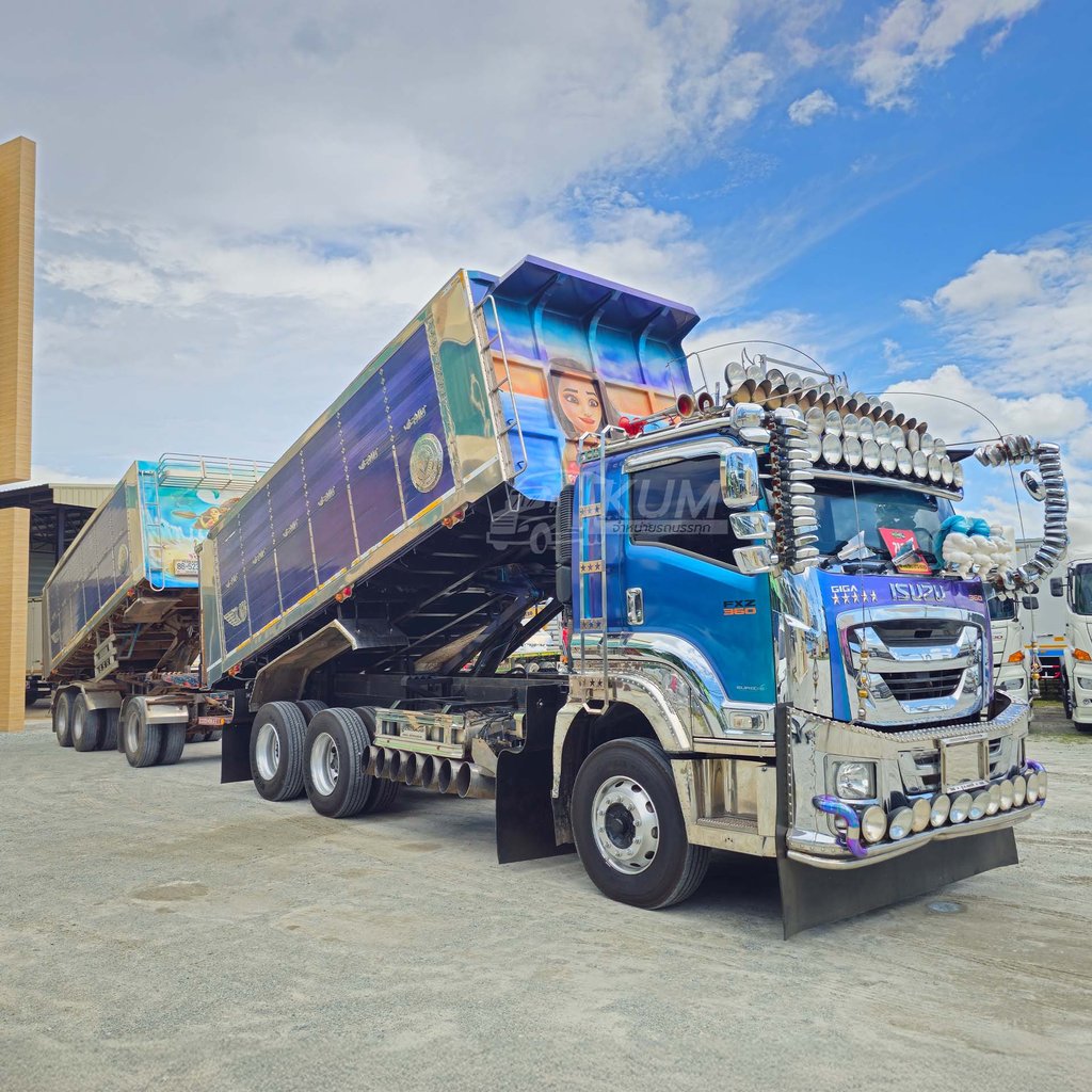 ผ่อน ลด ดอก สิบล้อดั้มพ์เกษตร ISUZU FXZ 360 แรงม้า ปี 66 + หางดั๊มพ์ สามเพลา อู่ส.สมบัติ ปี 66 สายแบกต้องมี (5236 5237) ผ่อน ลด ดอก สิบล้อดั้มพ์เกษตร ISUZU FXZ 360 แรงม้า ปี 66 + หางดั๊มพ์ สามเพลา อู่ส.สมบัติ ปี 66 สายแบกต้องมี (5236 5237)