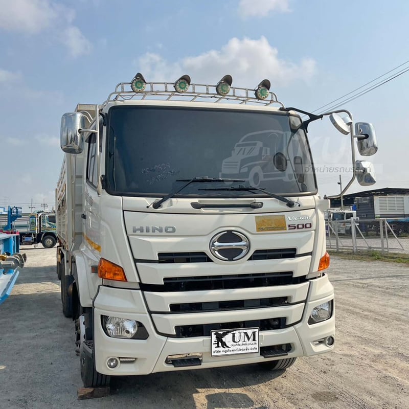  สิบล้อดั้มพ์ HINO FM1A 344 แรง ปี 2565 + หางดั้มพ์ สามเพลา อู่TMT ปี 2565 (9828 9829)