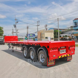 หางพื้นเรียบ สามเพลา อู่พนัส ปี 2566 (6861)