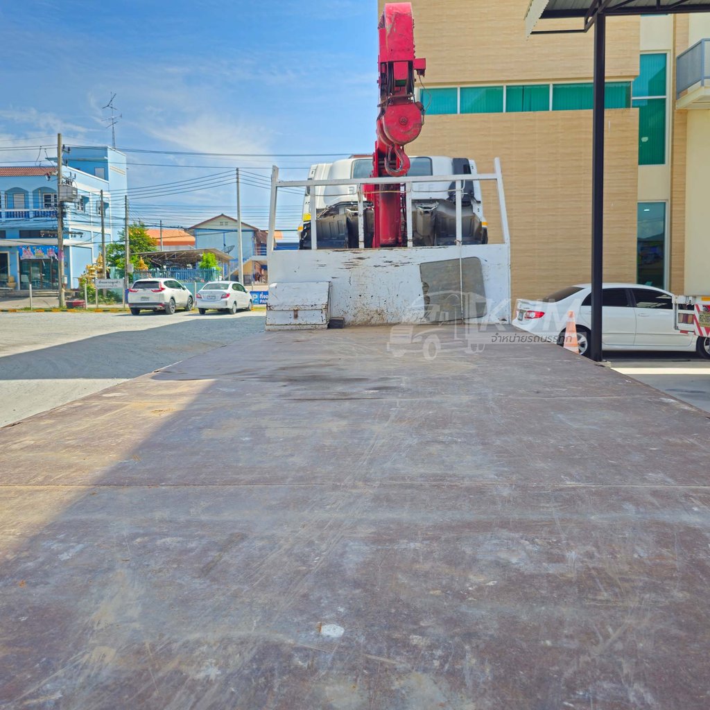 ผ่อน ลด ดอก สิบล้อเครนพื้นเรียบ ISUZU FVM 240 แรงม้า ปี 56 เครน UNIC 5 ตัน 5 ปลอก (7224)