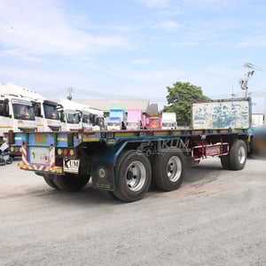 ราคาเบาๆ หางพ่วงพื้นเรียบ สามเพลา ปี 59 (2767) ราคาเบาๆ หางพ่วงพื้นเรียบ สามเพลา ปี 59 (2767)