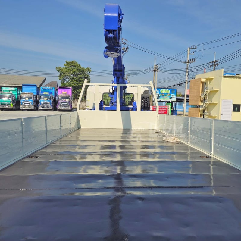 หกล้อเครน HINO FG 212 แรง เครน ธานาโน่ 8 ตัน 3 ปลอก ปี 2556 (7098)