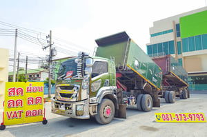 หกล้อดั้มพ์ ISUZU FTR 240 แรง ปี 2565 + หางดั้มพ์ สองเพลา  อู่เดอะฟินิกซ์ ปี 2565 (5403 5404)