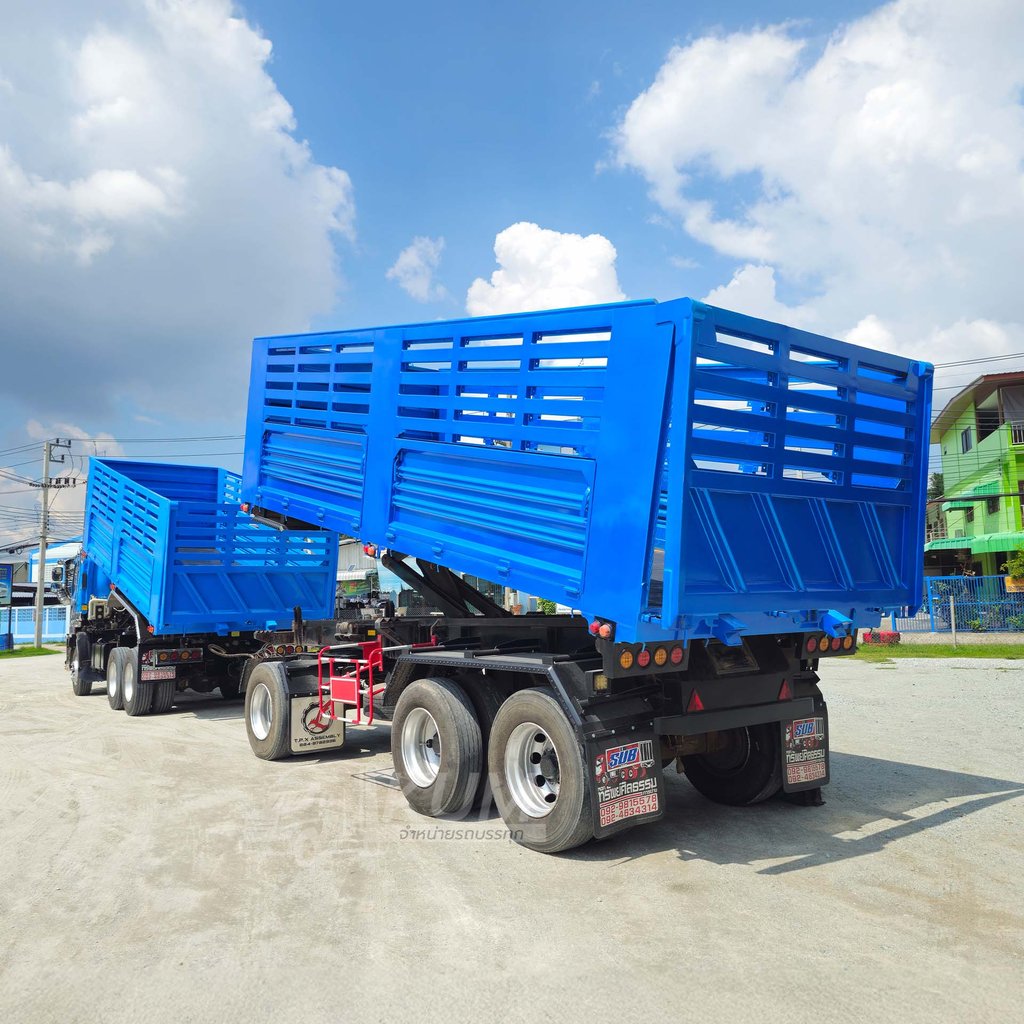 สด ลด VAT สิบล้อดั้มพ์ ISUZU FXZ 360 แรง ปี 65 + หางดั้มพ์ สามเพลา อู่เดอะฟินิกซ์ ปี 65 (1694 3088)