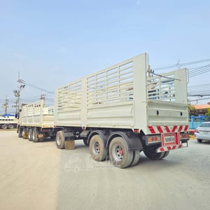 สิบสองล้อคอก Volvo FM 440 แรง ปี 2556 + หางคอก สามเพลา ปี 64 (2894 0735)