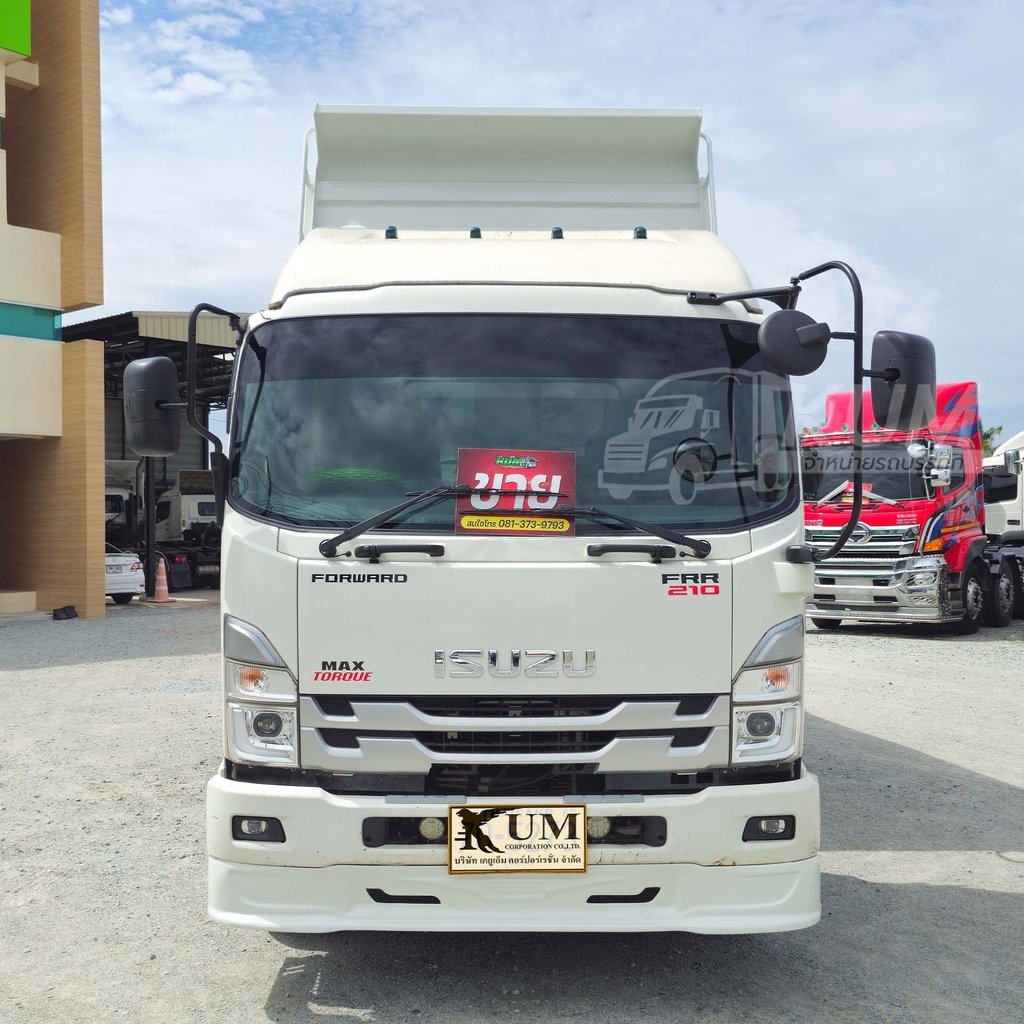 สด ลด VAT หกล้อดั้มพ์ ISUZU FRR 210 แรงม้า ปี 66 ไมล์น้อย ยางใหม่ (5273)