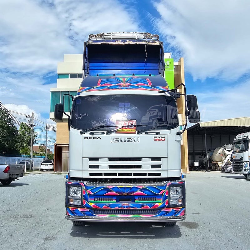  สิบสองล้อดั้มพ์ ISUZU FYH 360 แรง ปี 2555 +หางดั้มพ์ สองเพลา อู่ ส.ส่งเสริม ปี 2559 (0856 0819)