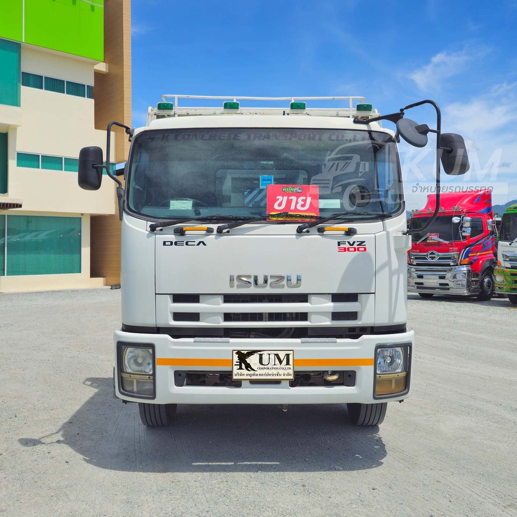 ISUZU FVZ 300 แรงม้า ปี 57 รถบรรทุก 10ล้อ พื้นเรียบ (0832)