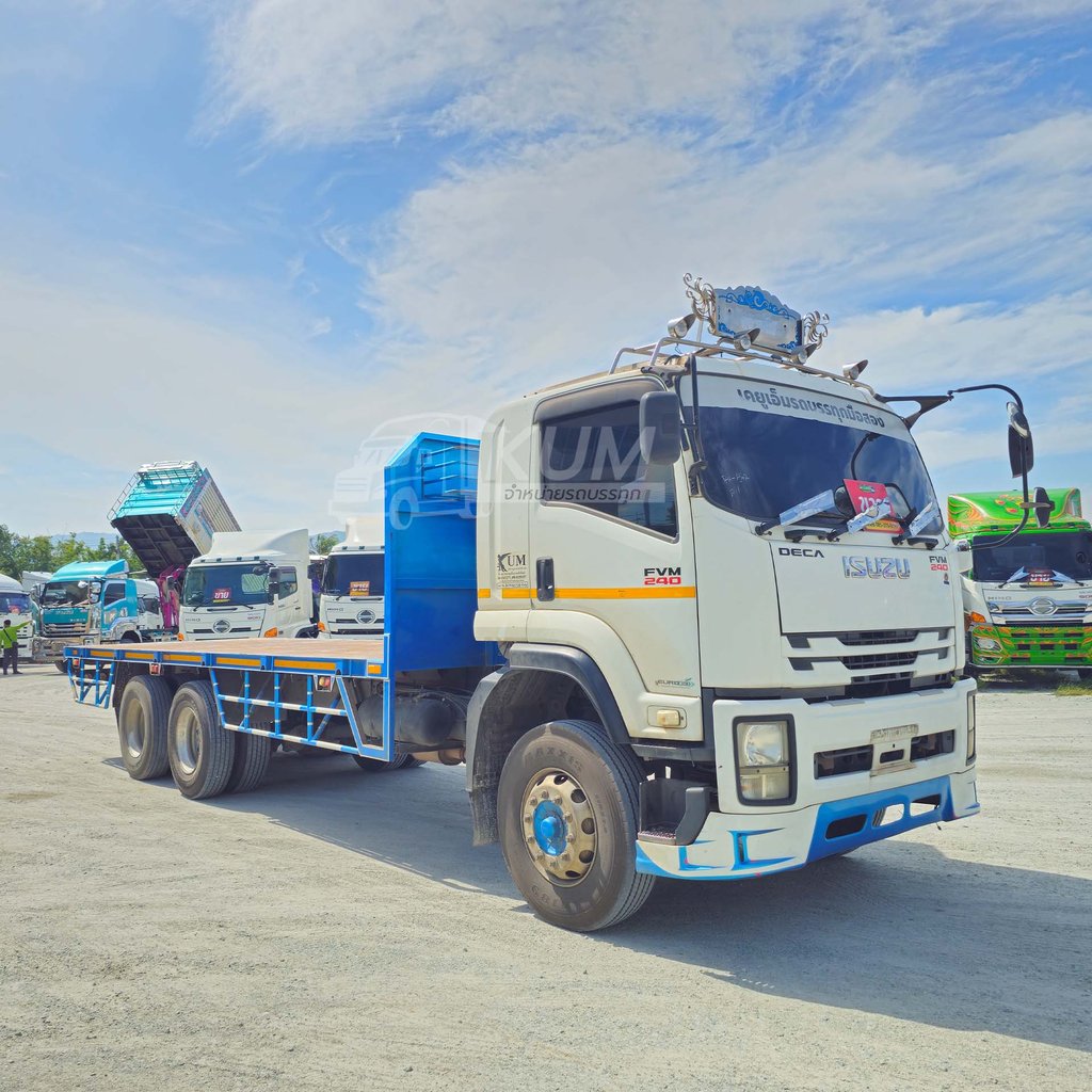 ผ่อน ลด ดอก สิบล้อพื้นเรียบ ISUZU FVM 240 แรง ปี 61 (1517)