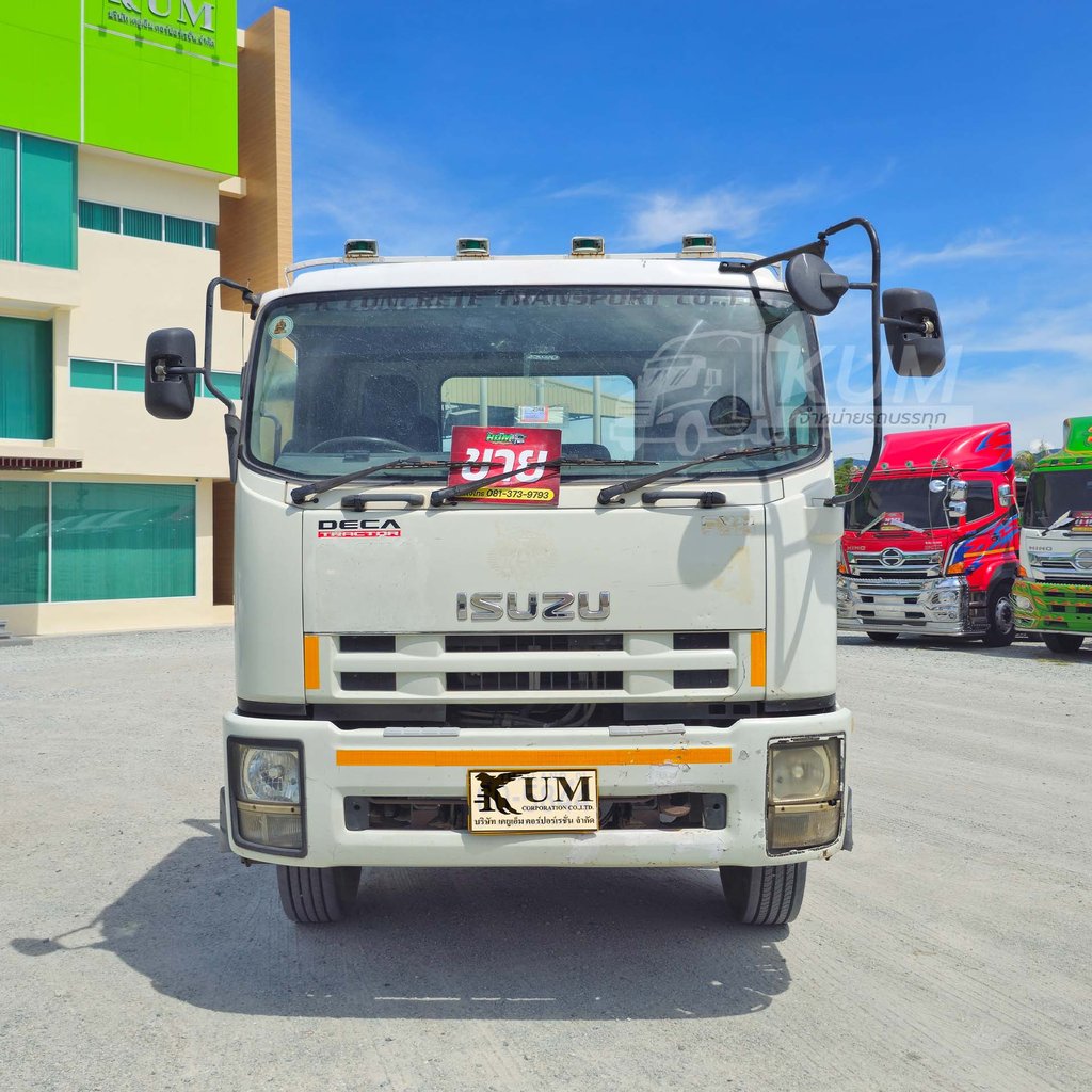 ISUZU FVM 240แรงม้า ปี 55รถบรรทุก 10ล้อ พื้นเรียบ (5844)