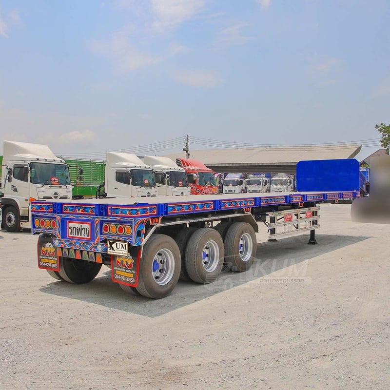 หางพื้นเรียบ สามเพลา อู่ CTT ปี 2565 (1885) หางพื้นเรียบ สามเพลา อู่ CTT ปี 2565 (1885)