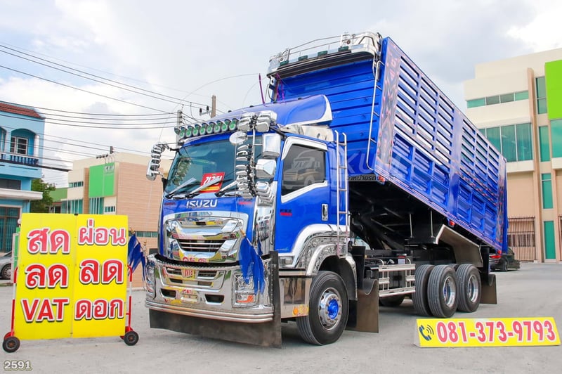 สิบล้อดั้มพ์ ISUZU FXZ 360 แรง ปี 2565 (2591)