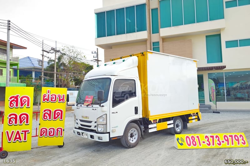 สี่ล้อตู้ ISUZU NLR 104 แรง ปี 2564 (1635)