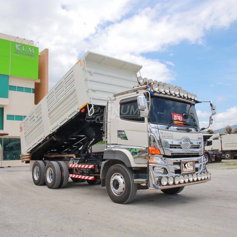 สิบล้อดั้มพ์สามมิตร HINO Fm1a 344 แรง ปี 2566 (5411) สิบล้อดั้มพ์สามมิตร HINO Fm1a 344 แรง ปี 2566 (5411)