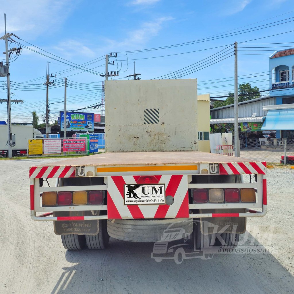 ISUZU FVZ 300 แรงม้า ปี 57 รถบรรทุก 10ล้อ พื้นเรียบ (0832)