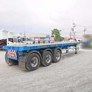 หางสวยๆ หางพื้นเรียบ สามเพลา อู่ CIMC ปี 64 (8294)