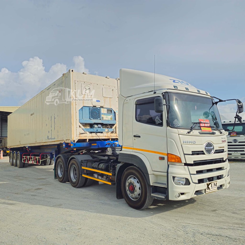 สด ลด VAT สิบล้อหัวลาก HINO FM 380 แรงม้า ปี 65 + หางก้างสามเพลา อู่ RCK ปี 65  เข้าใหม่ (9228 9252)