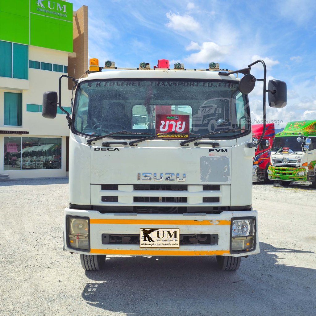 ผ่อน ลด ดอก สิบล้อเครนพื้นเรียบ ISUZU FVM 240 แรงม้า ปี 56 เครน UNIC 5 ตัน 5 ปลอก  (7224)