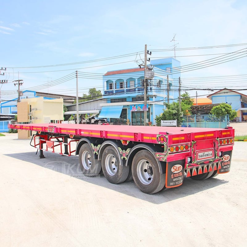 หางพื้นเรียบ สามเพลา อู่เดอะซัน ปี 65 (0376)