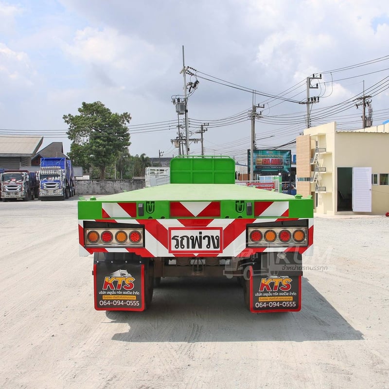 หางพื้นเรียบ สามเพลา อู่ส.สมบัติ ปี 2561 (5529)