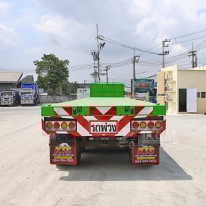 หางพื้นเรียบ สามเพลา อู่ส.สมบัติ ปี 2561 (5529)