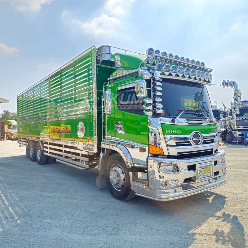 สิบล้อคอก HINO FL8J 260 ปี 66 สภาพนางฟ้าในราคามือสอง (5115)