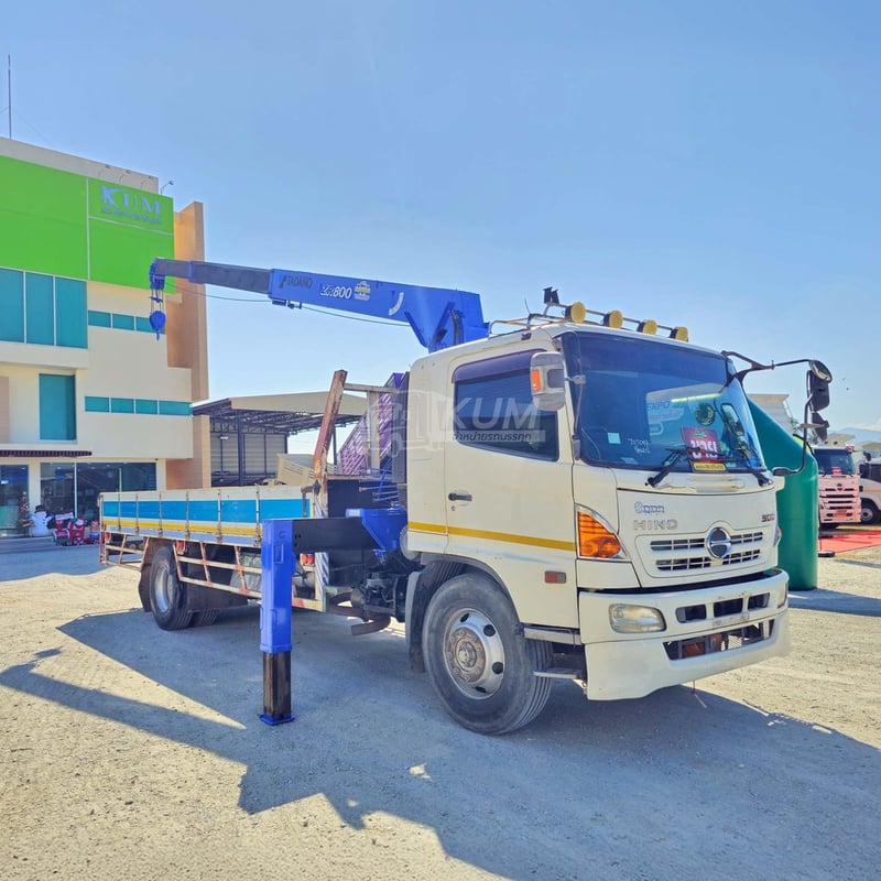 หกล้อเครน HINO FG 212 แรง เครน ธานาโน่ 8 ตัน 3 ปลอก ปี 2556 (7098) หกล้อเครน HINO FG 212 แรง เครน ธานาโน่ 8 ตัน 3 ปลอก ปี 2556 (7098)