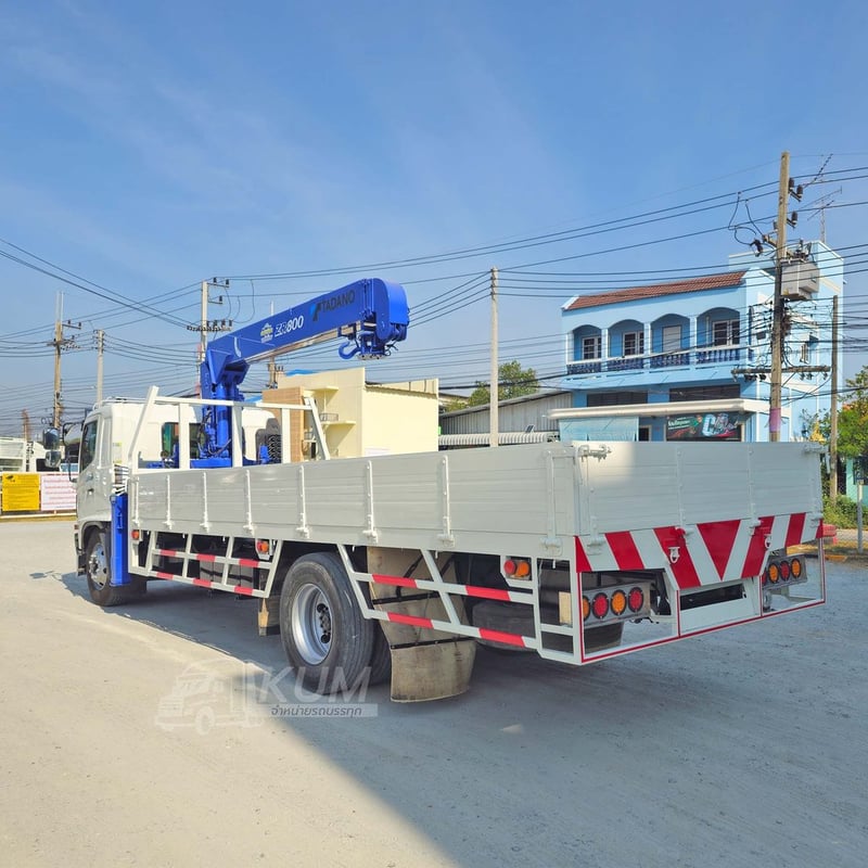 หกล้อเครน HINO FG 212 แรง เครน ธานาโน่ 8 ตัน 3 ปลอก ปี 2556 (7098)