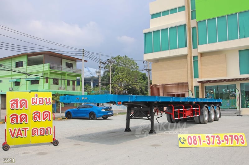 หางพื้นเรียบ สามเพลา อู่สหะกิจ ปี 2561 (5341)