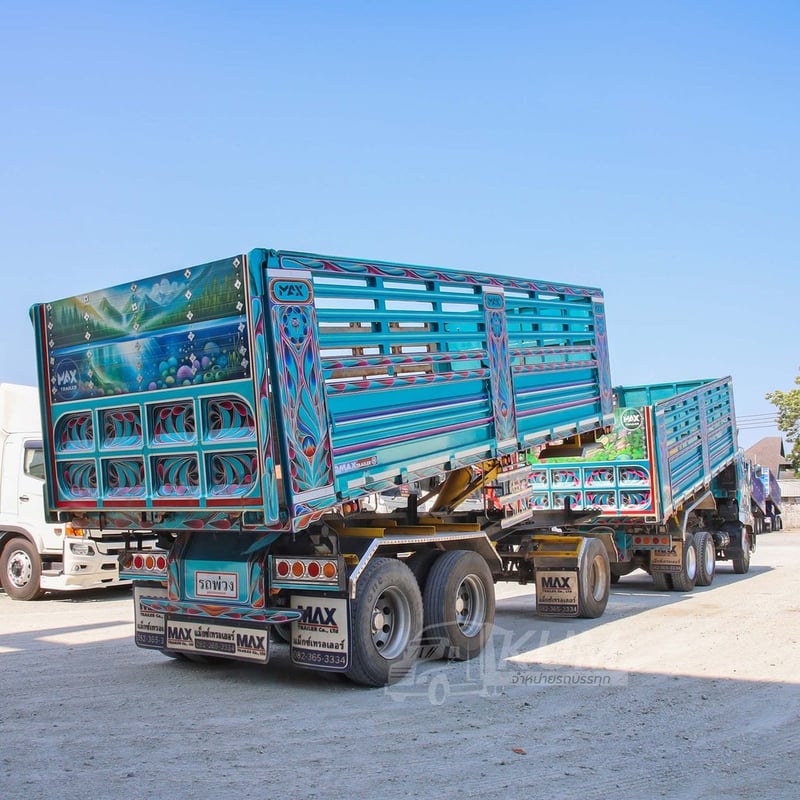 สิบล้อดั้มพ์ HINO FM1A 344 แรง ปี 2567 + หางดั้มพ์ สามเพลา อู่แม็กเทรลเลอร์ ปี 2567 (5491 5492)