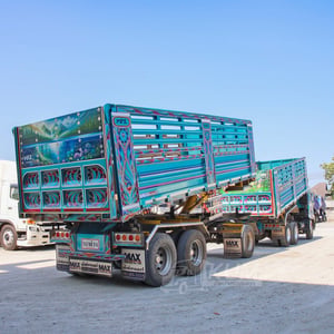 สิบล้อดั้มพ์ HINO FM1A 344 แรง ปี 2567 + หางดั้มพ์ สามเพลา อู่แม็กเทรลเลอร์ ปี 2567 (5491 5492)