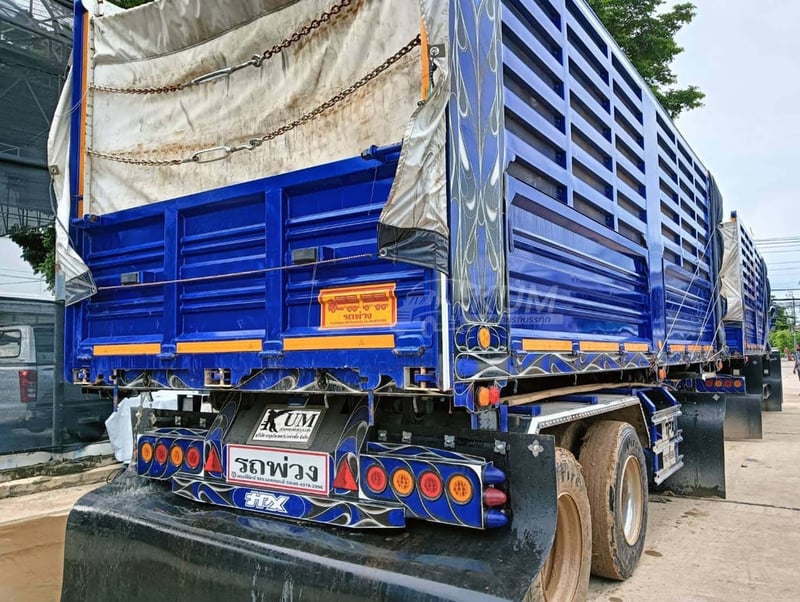 สิบล้อดั้มพ์เกษตร ISUZU FXZ 360 แรง ปี 2566 + หางดั้มพ์ สามเพลา อู่เดอะฟินิกซ์ ปี 2566 (2320 2321) 