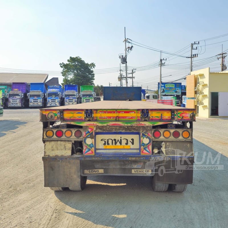 หางพื้นเรียบ สามเพลา อู่ ST ปี 2558 (8932)