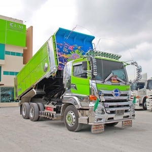 สิบล้อดั้มพ์ HINO FM1A 344 แรง ปี 2566 (5902)