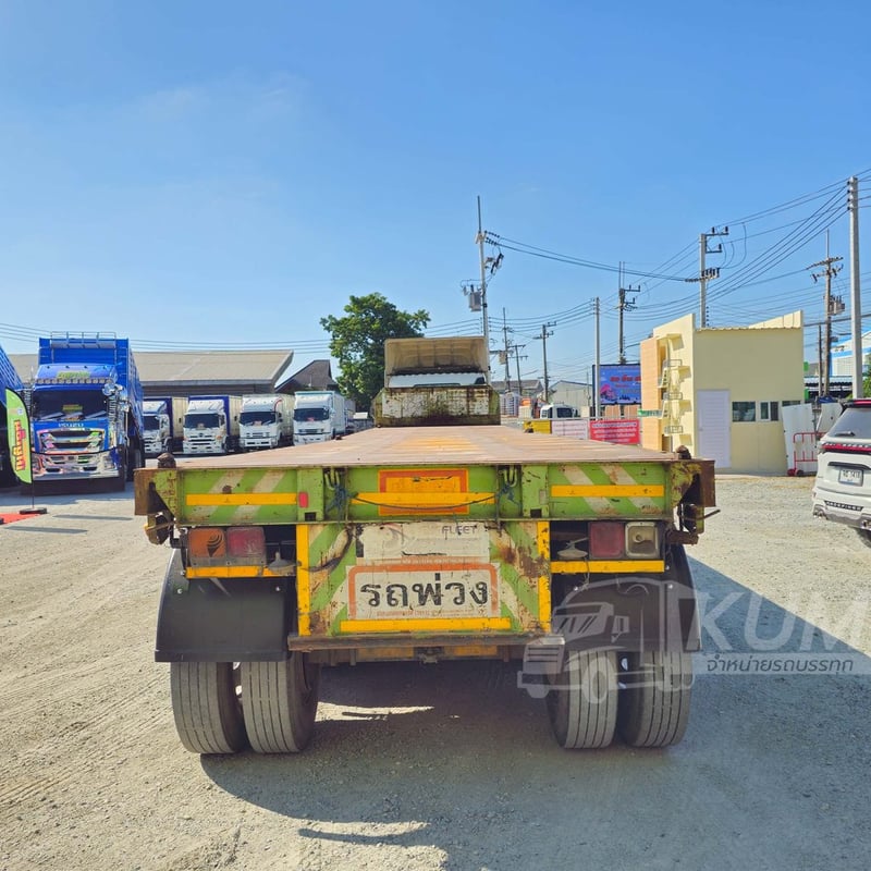 สิบล้อหัวลาก HINO FM 344 แรง ปี 56 + หางพื้นเรียบ สามเพลา อู่BLT ปี 58 (3339 7339)