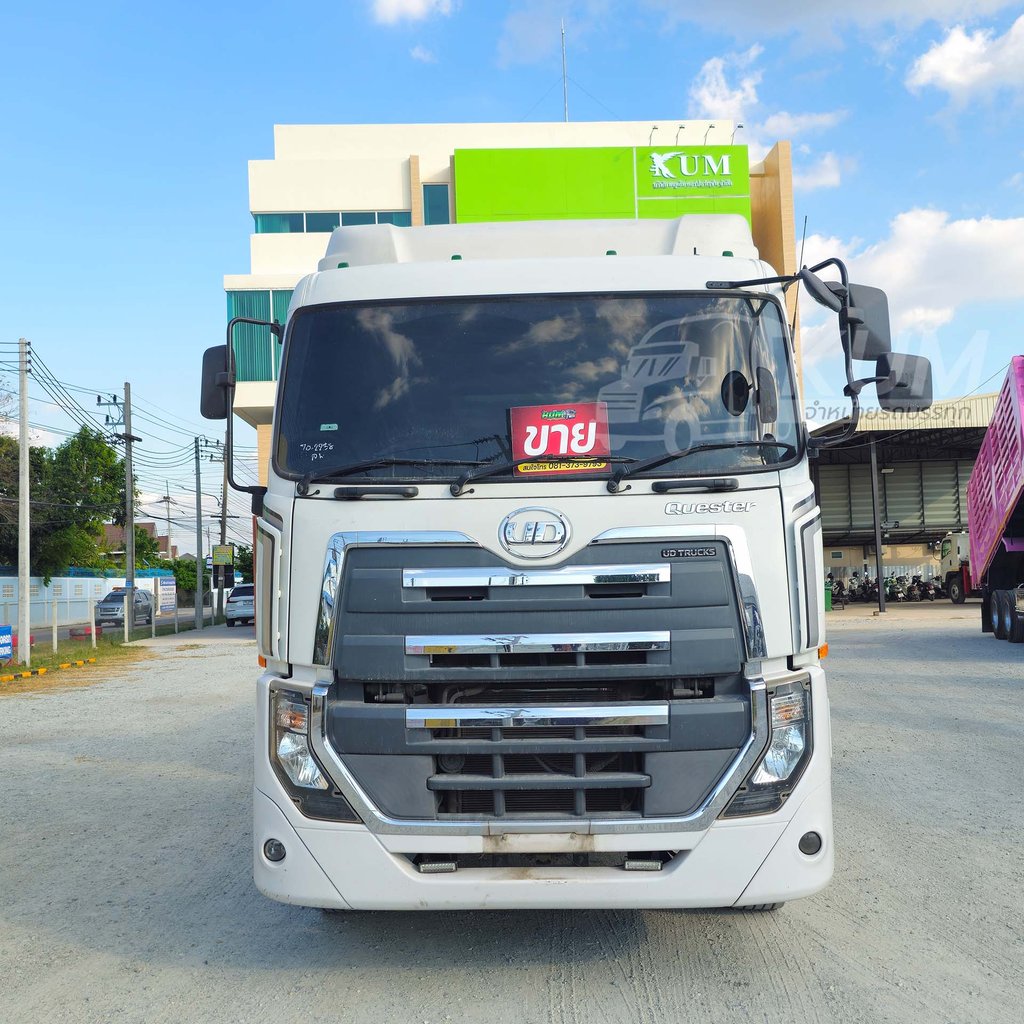 สิบล้อหัวลาก UD GWE 390 แรง ปี 2565 หางพื้นเรียบ สามเพลา อู่พนัส ปี 2565 (2258 2259)