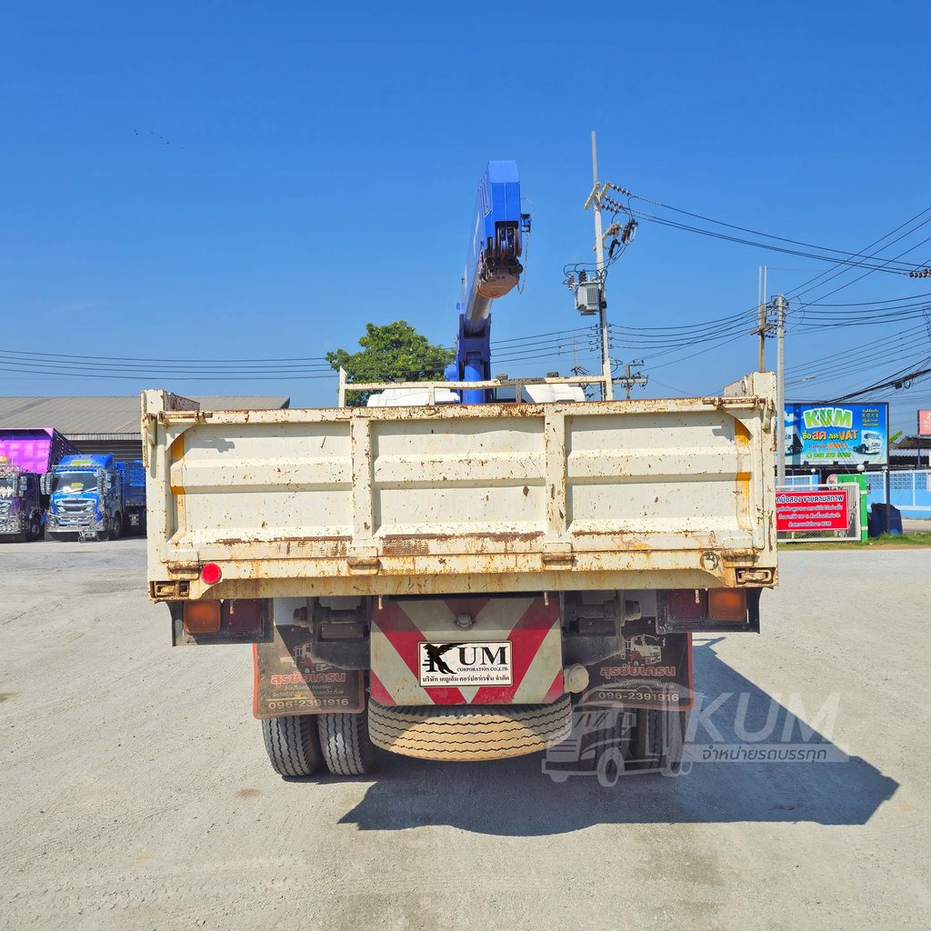 โปรลดล้างสต็อค โค้งสุดท้าย ส่งท้ายสิ้นปี หกล้อเครน ดั้มพ์ได้ ISUZU FTR 240 แรง ปี 2566 (3266)