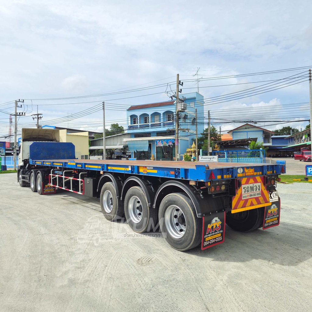 ผ่อน ลด ดอก สิบล้อหัวลาก HINO FM 344 แรงม้า ปี 66   + หางพื้นเรียบ สามเพลา อู่ WAFA ปี 66  (2348 2350)