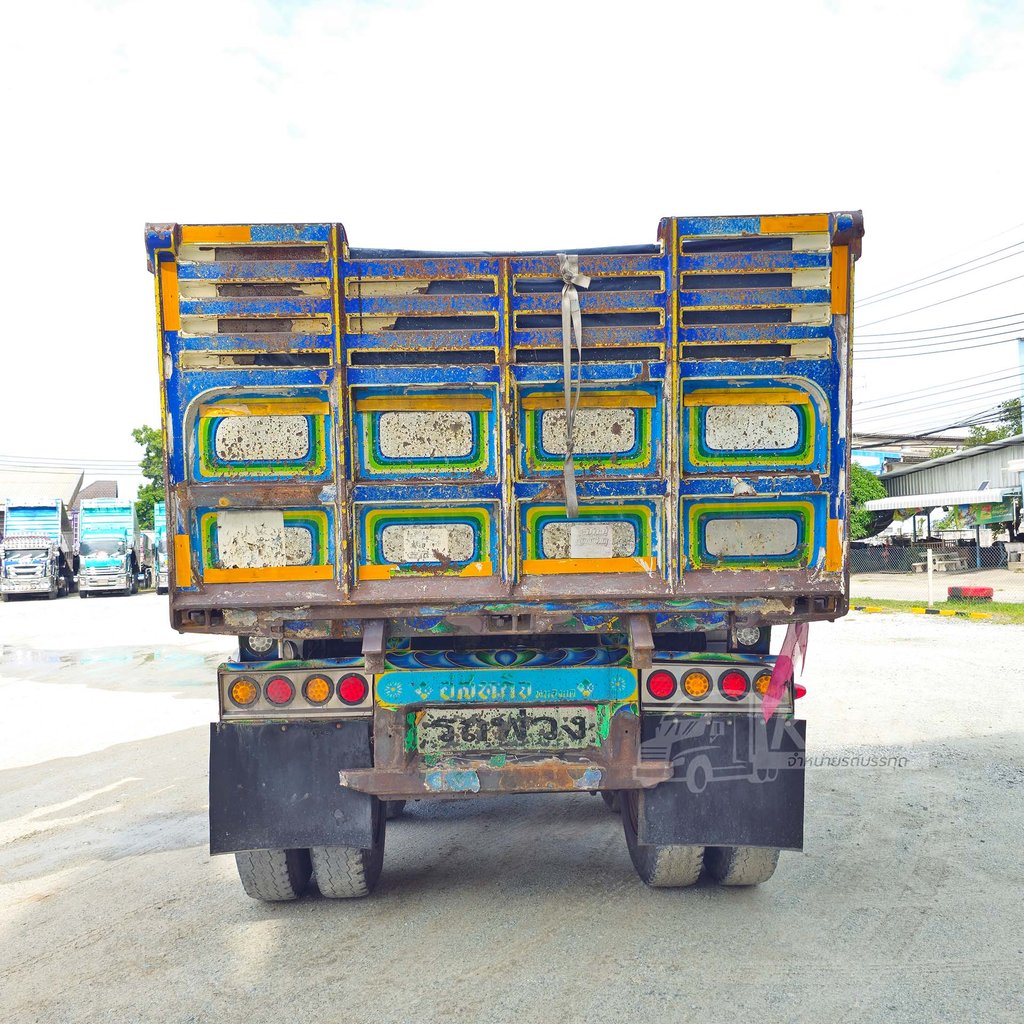 สด ลด VAT สิบล้อดั้มพ์ HINO 344 แรง ปี 56 + หางดั้มพ์ สามเพลา อู่สหกิจ ปี 56 (3163 3164)