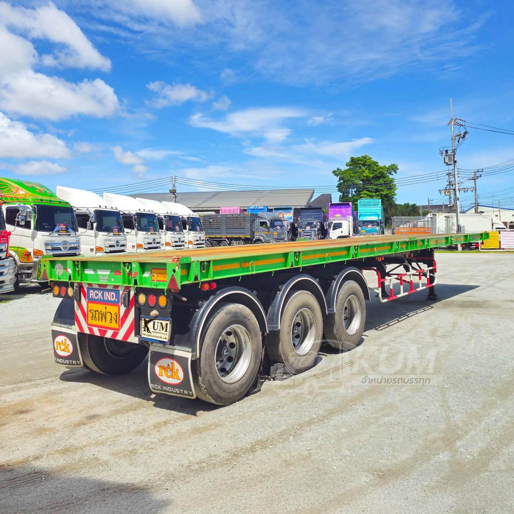 โปรโมชั่นเมื่อซื้อหัวลาก + หาง ช่วยดาวน์ 120,000 บาท ผ่อน ลด ดอก หางพื้นเรียบ สามเพลา อู่ RCK ปี 66 (5612)