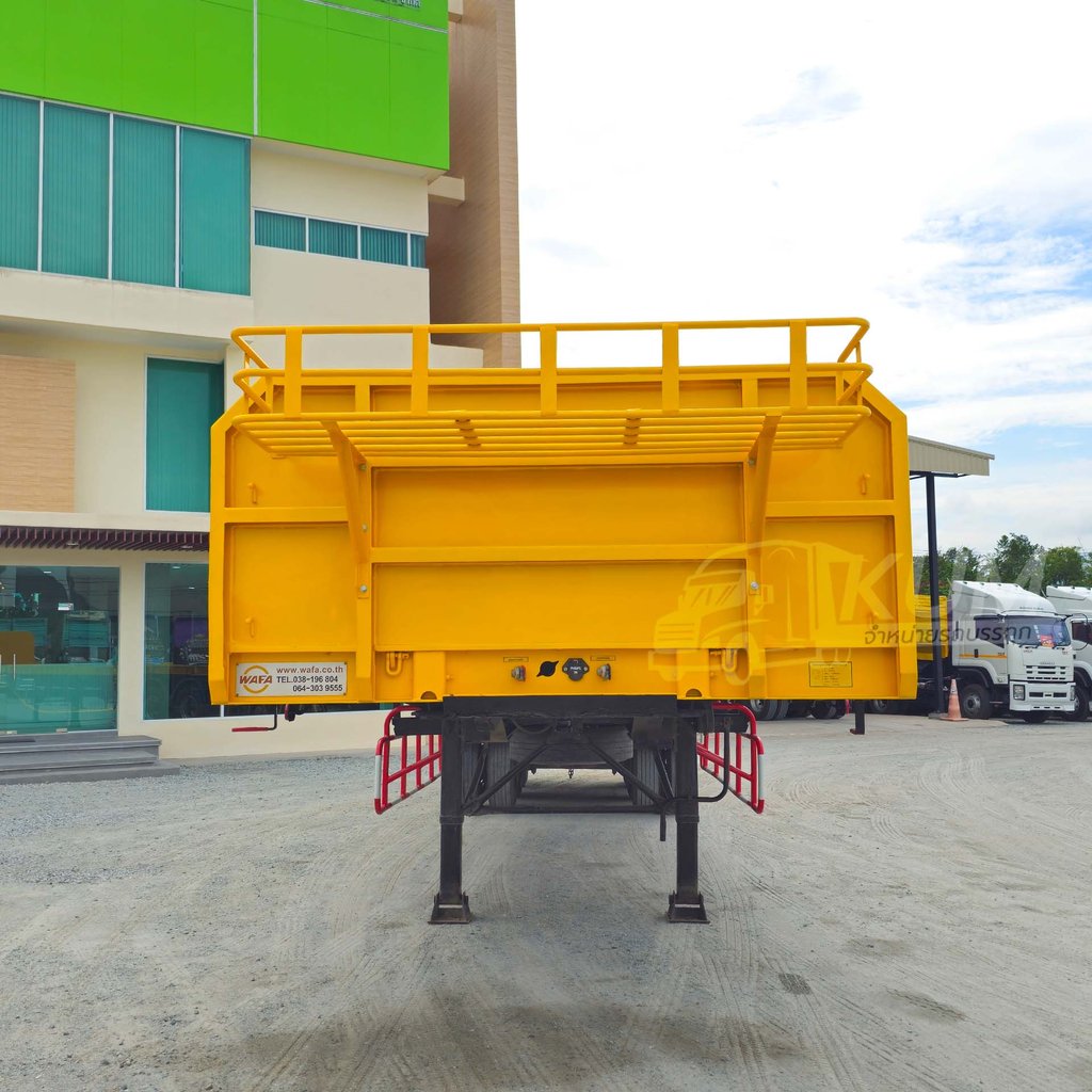 หางราคาเบาๆ หางพื้นเรียบ สามเพลา มีบังเกอร์ อู่ WAFA ปี 63 (6112) หางราคาเบาๆ หางพื้นเรียบ สามเพลา มีบังเกอร์ อู่ WAFA ปี 63 (6112)