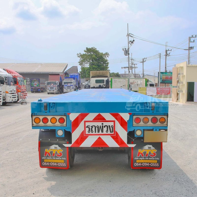 หางพื้นเรียบ สามเพลา อู่สหะกิจ ปี 2561 (5341)