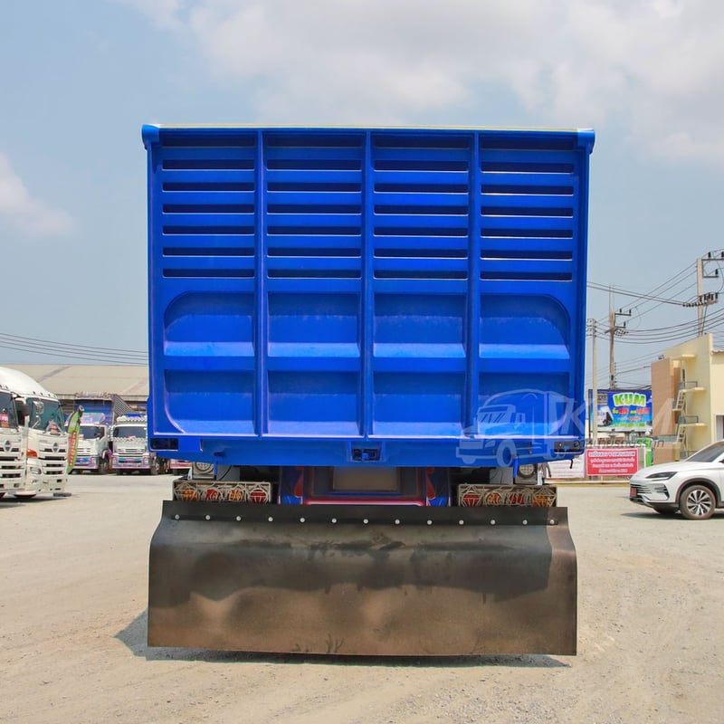 สิบล้อดั้มพ์ HINO FM1A 344 แรง ปี 2566 + หางดั้มพ์ สามเพลา อู่ ส.สมบัติ ปี 2566 (5902 5237)