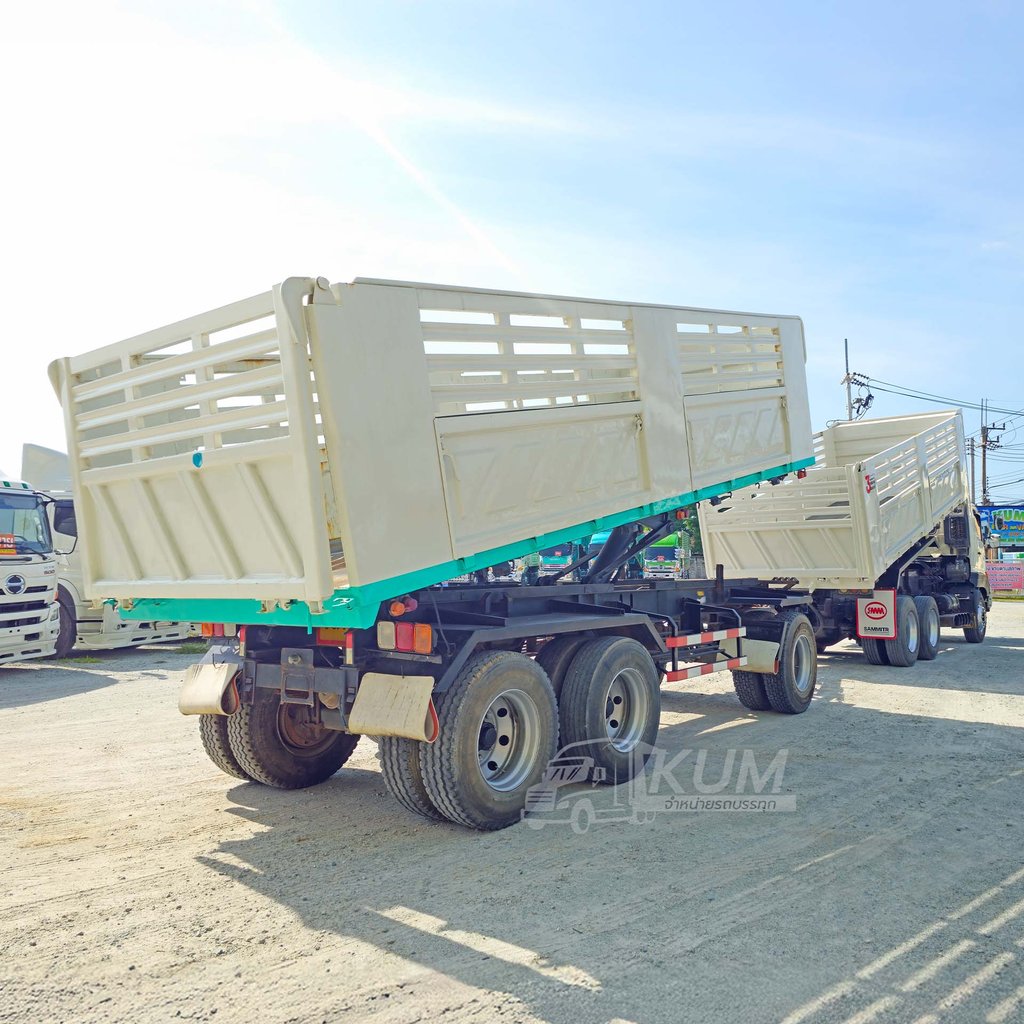 ลดล้างสต็อคส่งท้ายสิ้นปี สิบล้อดั้มพ์ HINO FM1A 344 แรง ปี 59 + หางดั้มสามเพลา อู่สามมิตร (3775) ลดล้างสต็อคส่งท้ายสิ้นปี สิบล้อดั้มพ์ HINO FM1A 344 แรง ปี 59 + หางดั้มสามเพลา อู่สามมิตร (3775)