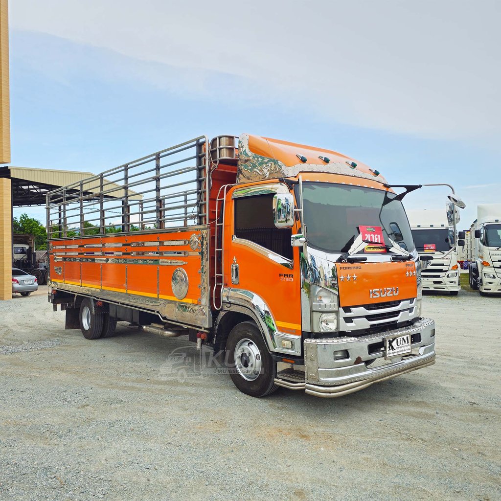 ผ่อน ลด ดอก หกล้อคอก ISUZU FRR 210 แรงม้า ปี 63 พื้นสแตนเลสไม่เป็นสนิม สวยจัดคันนี้ (3563)