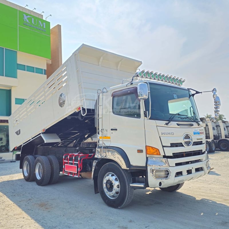 สิบล้อดั้มพ์ HINO FM 344 แรง ปี 2559 (5045)