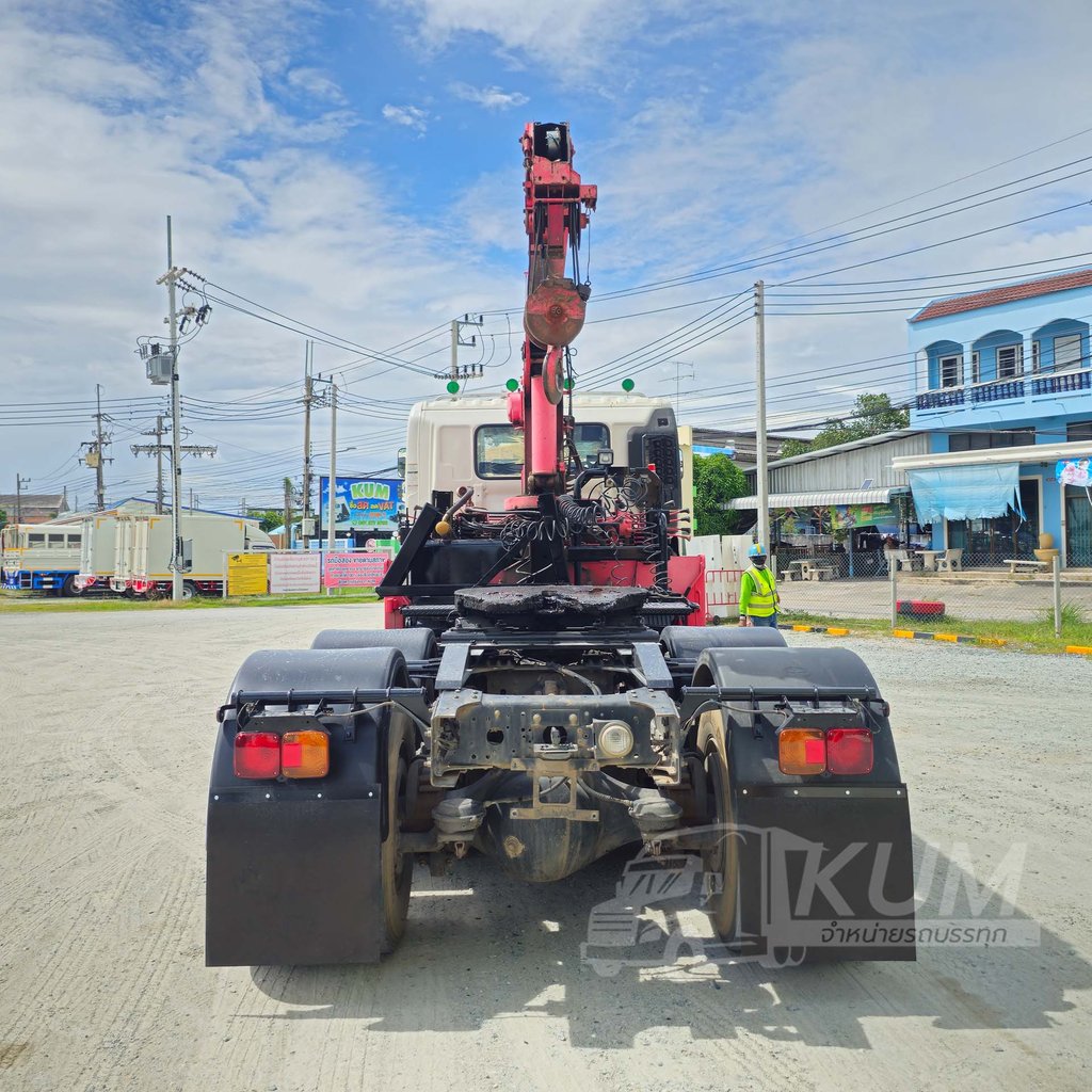 สด ลด VAT สิบล้อหัวลากติดเครน HINO VICTOR 500 344 แรงม้า ปี 62 (0293)