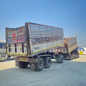 *ราคาตัด* สิบสองล้อดั้มพ์ ISUZU FYH 360 แรง ปี 2557 + หางดั้มพ์ สามเพลา อู่ ส.สมบัติ ปี 2557  (2486 2485)