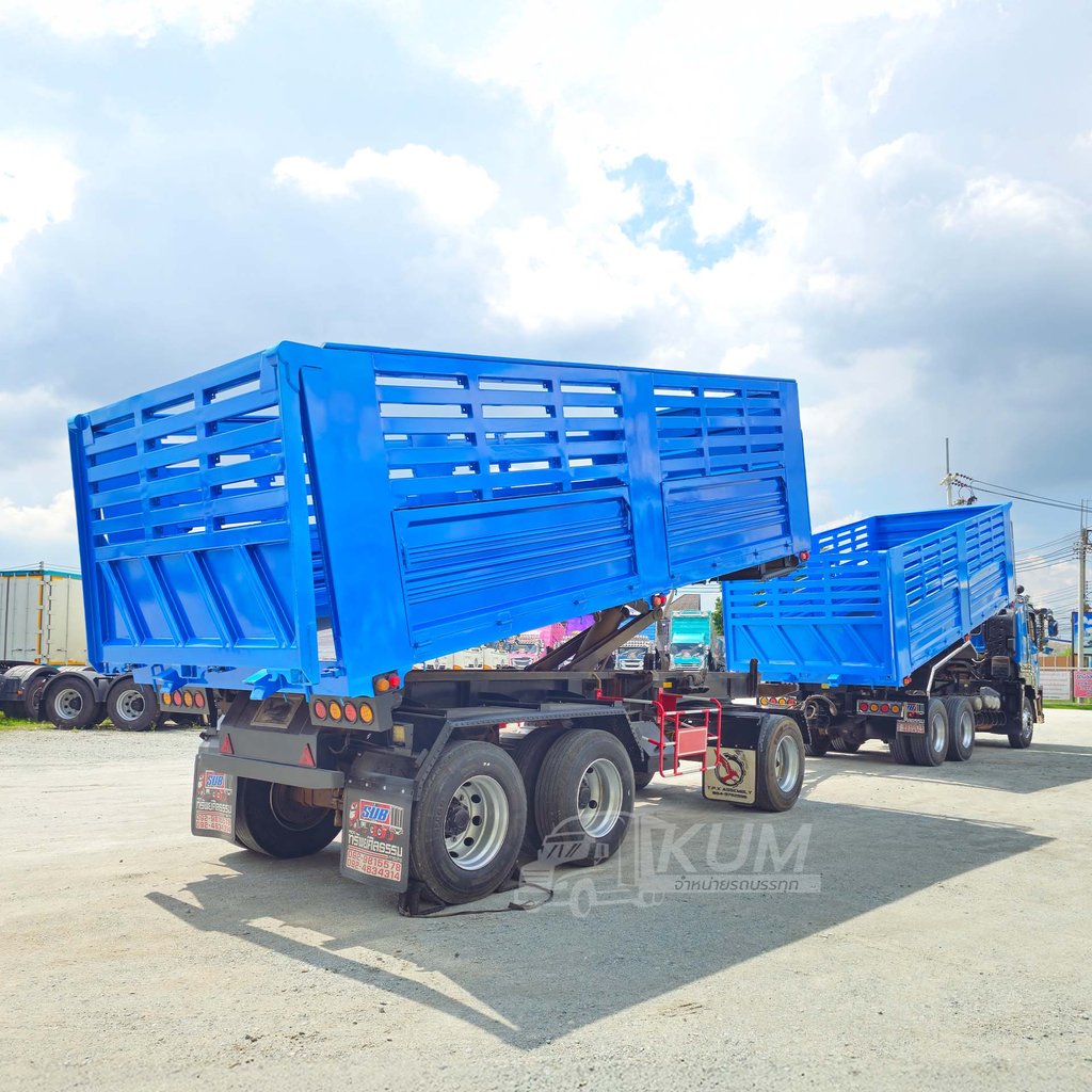 ช่วยดาวน์ 6% ดอกเบี้ยเริ่มต้น 2.99 สิบล้อดั้มพ์ ISUZU FXZ 360 แรง ปี 65 + หางดั้มพ์ สามเพลา อู่เดอะฟินิกซ์ ปี 65 (1694 3088)