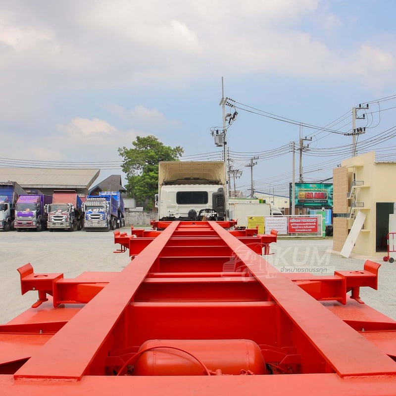 สิบล้อหัวลาก HINO FM1A 344 แรง ปี 2565+หางก้าง สามมิตร อู่สามมิตร ปี 2560  (7667 5348)